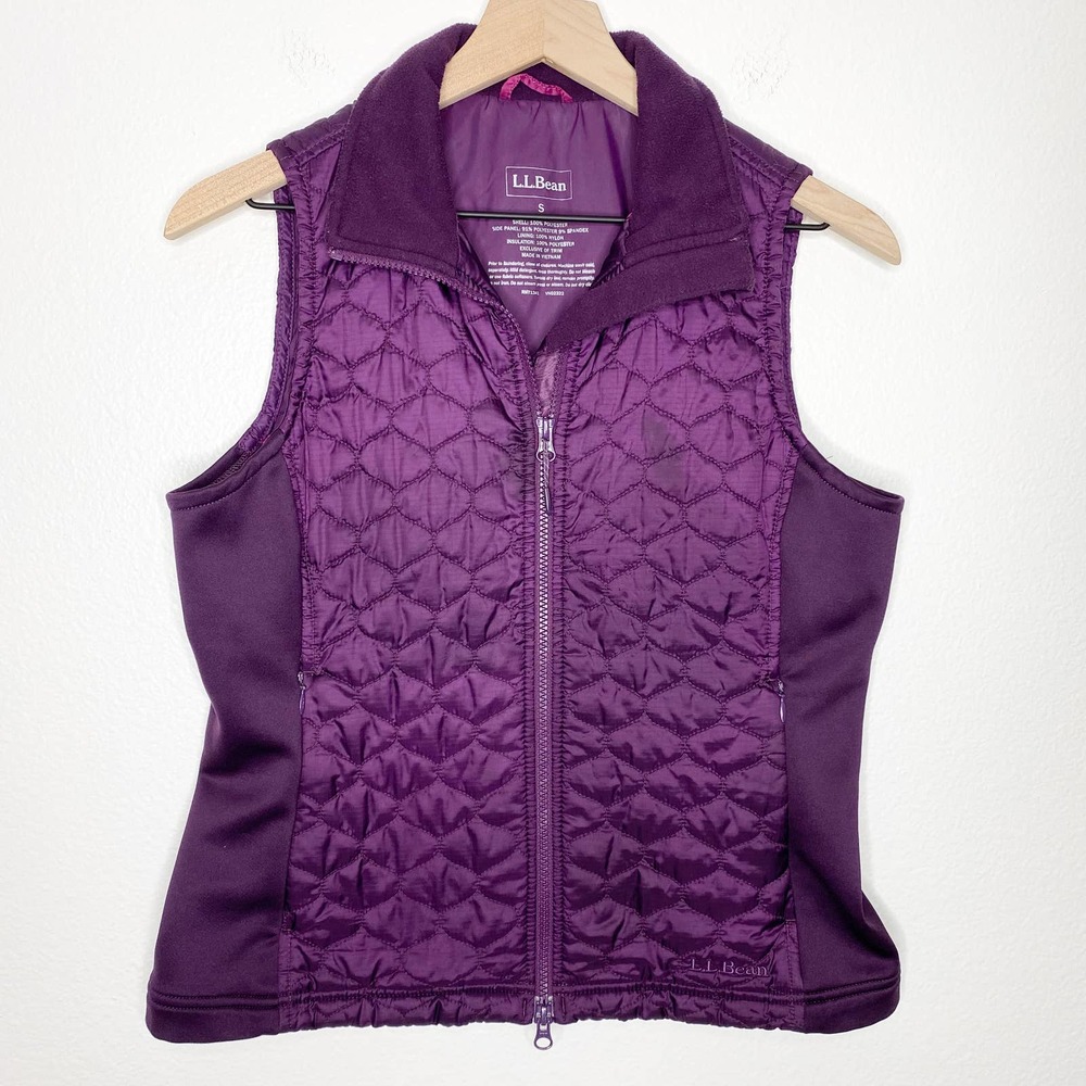 L.L. Bean | Purple Quilted Thinsulate Vest Small